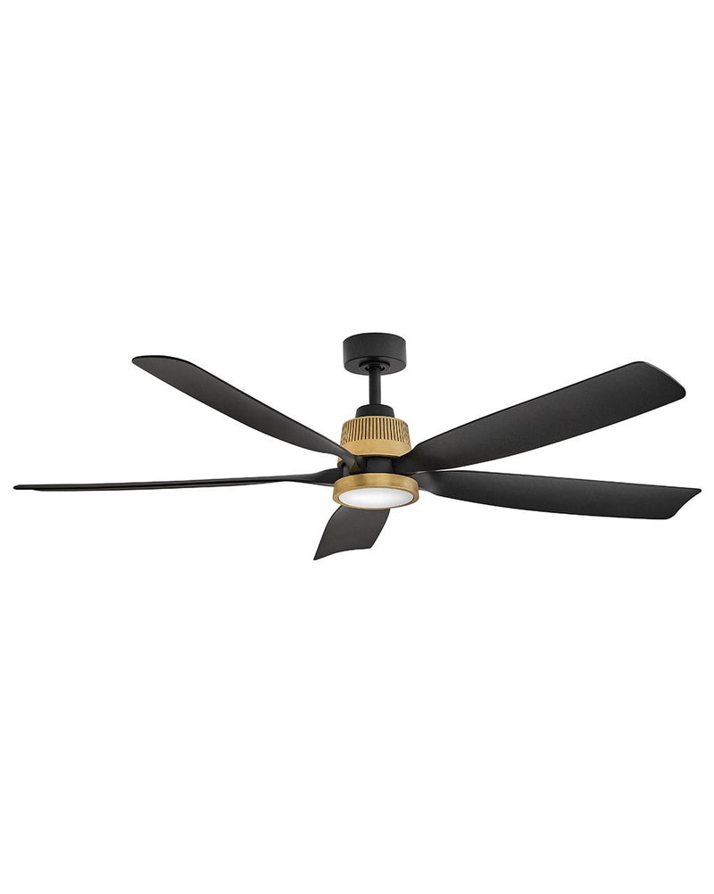 Hinkley 906564FHB-LDD 64" Ceiling Fan, Heritage Brass
