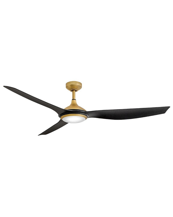 Hinkley 906864FHB-LDD 64" Ceiling Fan, Heritage Brass