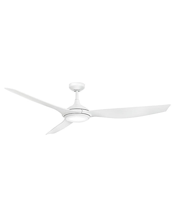 Hinkley 906864FMW-LDD 64" Ceiling Fan, Matte White