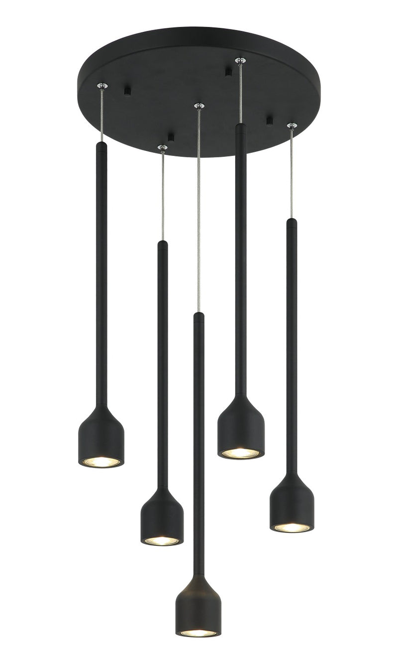 Matteo Lighting C35405MB Five Light Chandelier