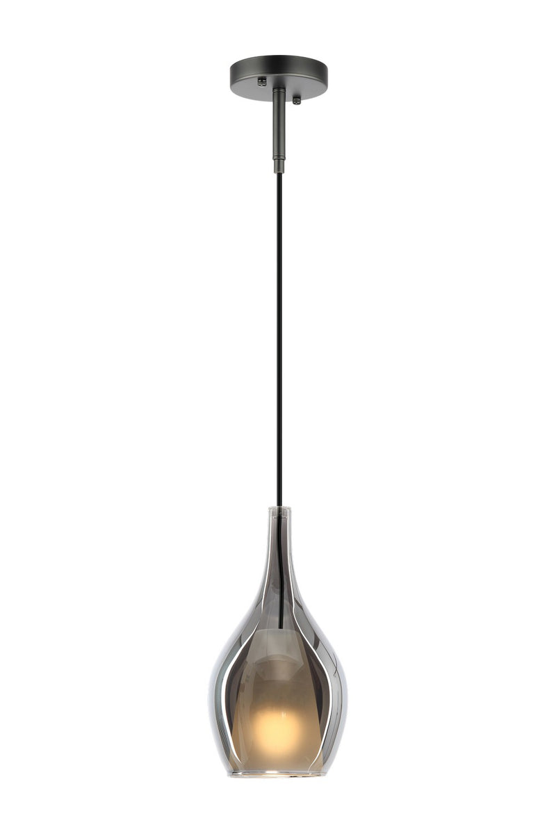 Matteo Lighting C37501MBSM One Light Pendant