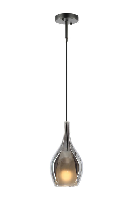 Matteo Lighting C37501MBSM One Light Pendant