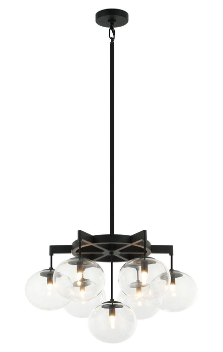 Matteo Lighting C38107MB Seven Light Pendant