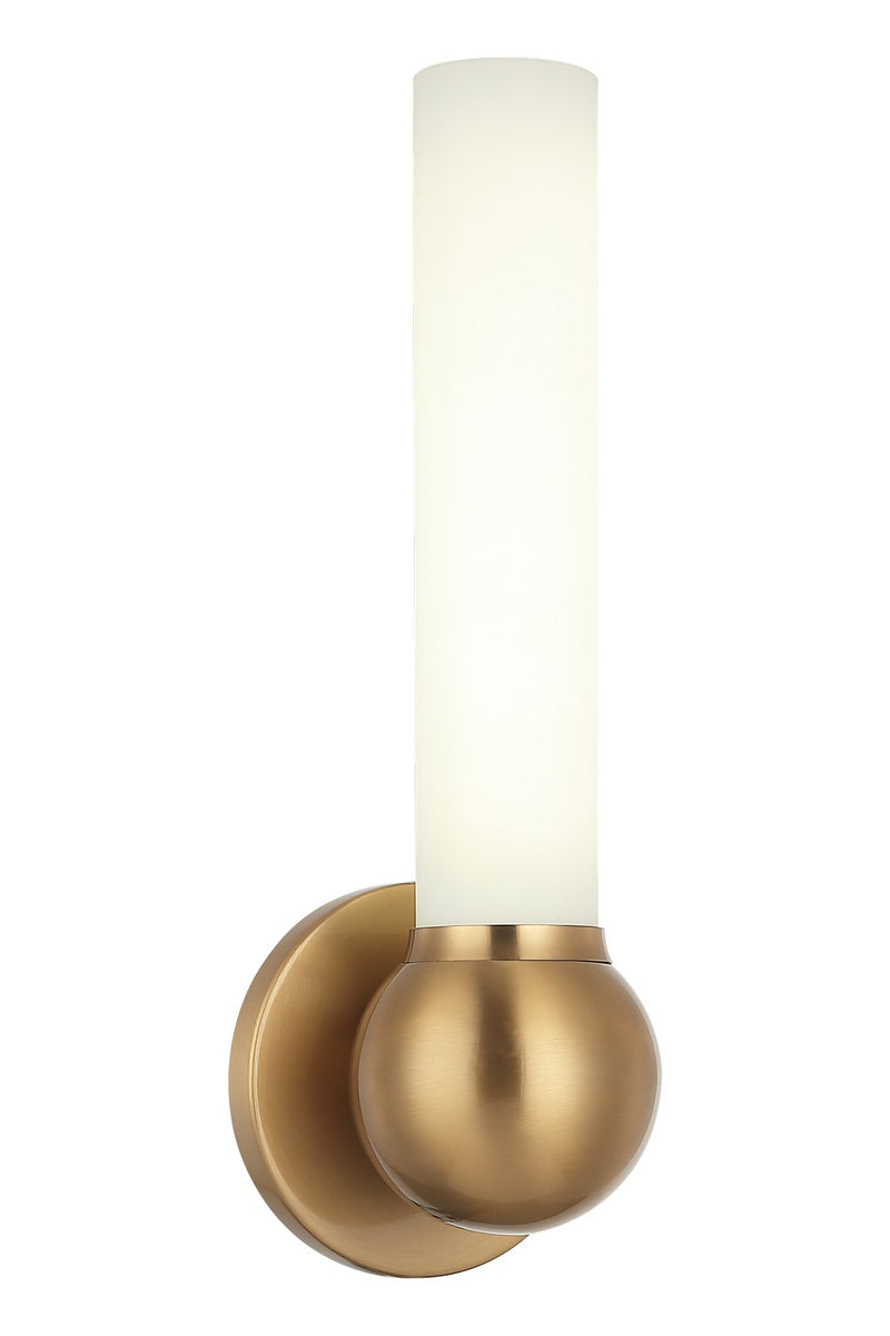 Matteo Lighting S00601AG One Light Wall Sconce
