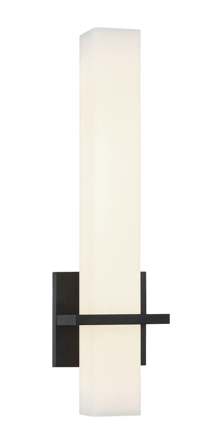 Matteo Lighting S15518MB LED Wall Sconce, Matte Black