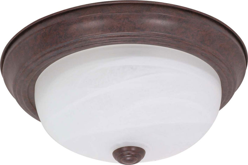 Nuvo Lighting 60-205 Two Light Flush Mount, Old Bronze