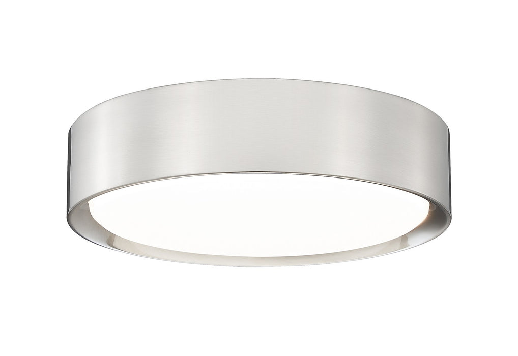 Z-Lite 1014F12-BN-LED LED Flush Mount, Brushed Nickel