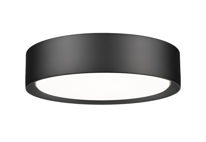 Z-Lite 1014F12-MB-LED LED Flush Mount, Matte Black