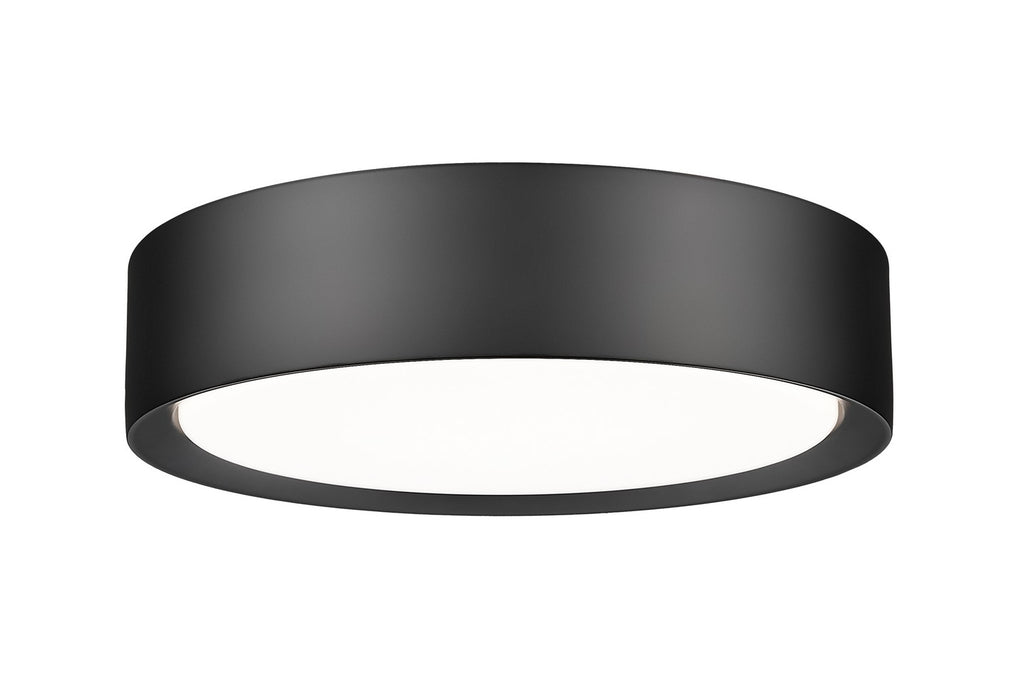 Z-Lite 1014F12-MB-LED LED Flush Mount, Matte Black