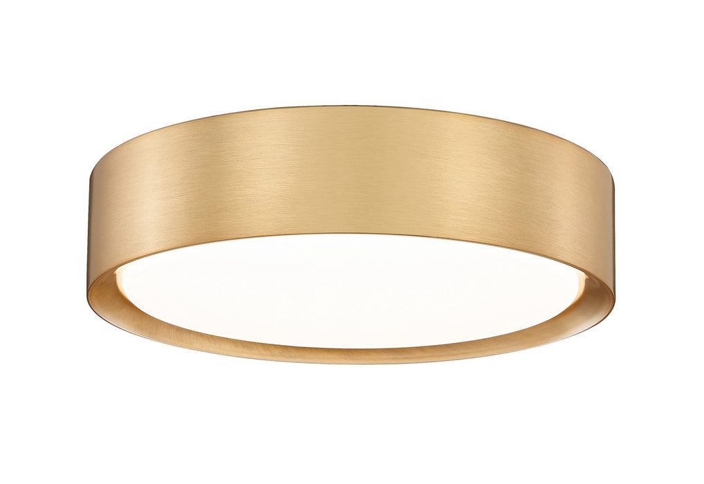 Z-Lite 1014F12-MGLD-LED LED Flush Mount, Modern Gold