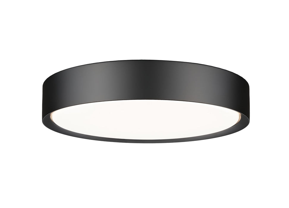Z-Lite 1014F16-MB-LED LED Flush Mount, Matte Black