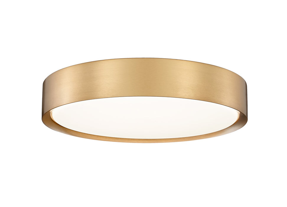 Z-Lite 1014F16-MGLD-LED LED Flush Mount, Modern Gold