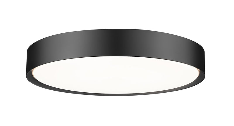 Z-Lite 1014F20-MB-LED LED Flush Mount, Matte Black