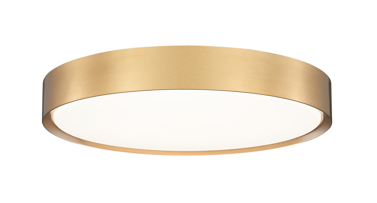 Z-Lite 1014F20-MGLD-LED LED Flush Mount, Modern Gold