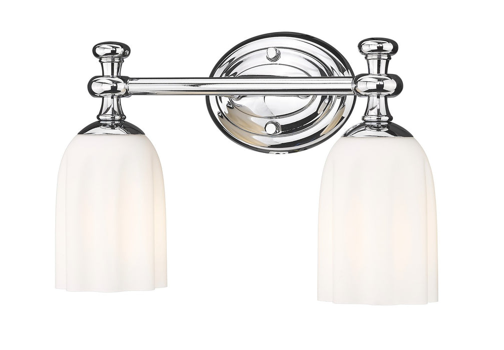 Z-Lite 1102-2V-CH Two Light Vanity, Chrome