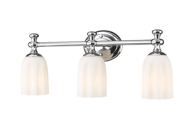 Z-Lite 1102-3V-CH Three Light Vanity, Chrome