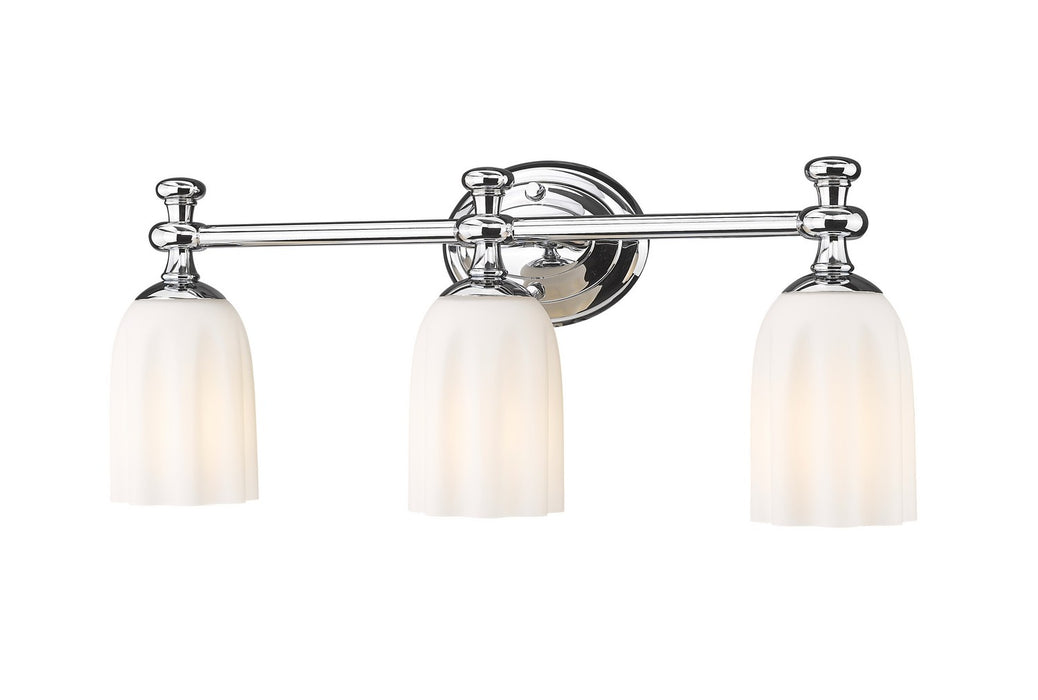 Z-Lite 1102-3V-CH Three Light Vanity, Chrome