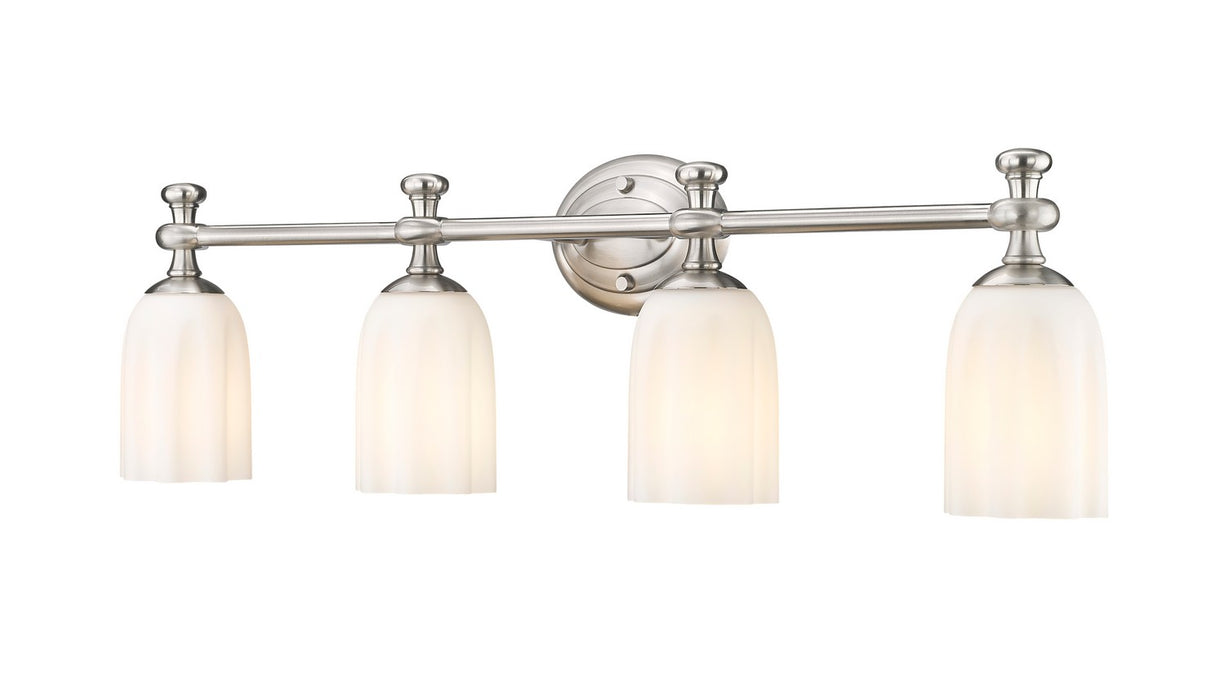 Z-Lite 1102-4V-BN Four Light Vanity, Brushed Nickel