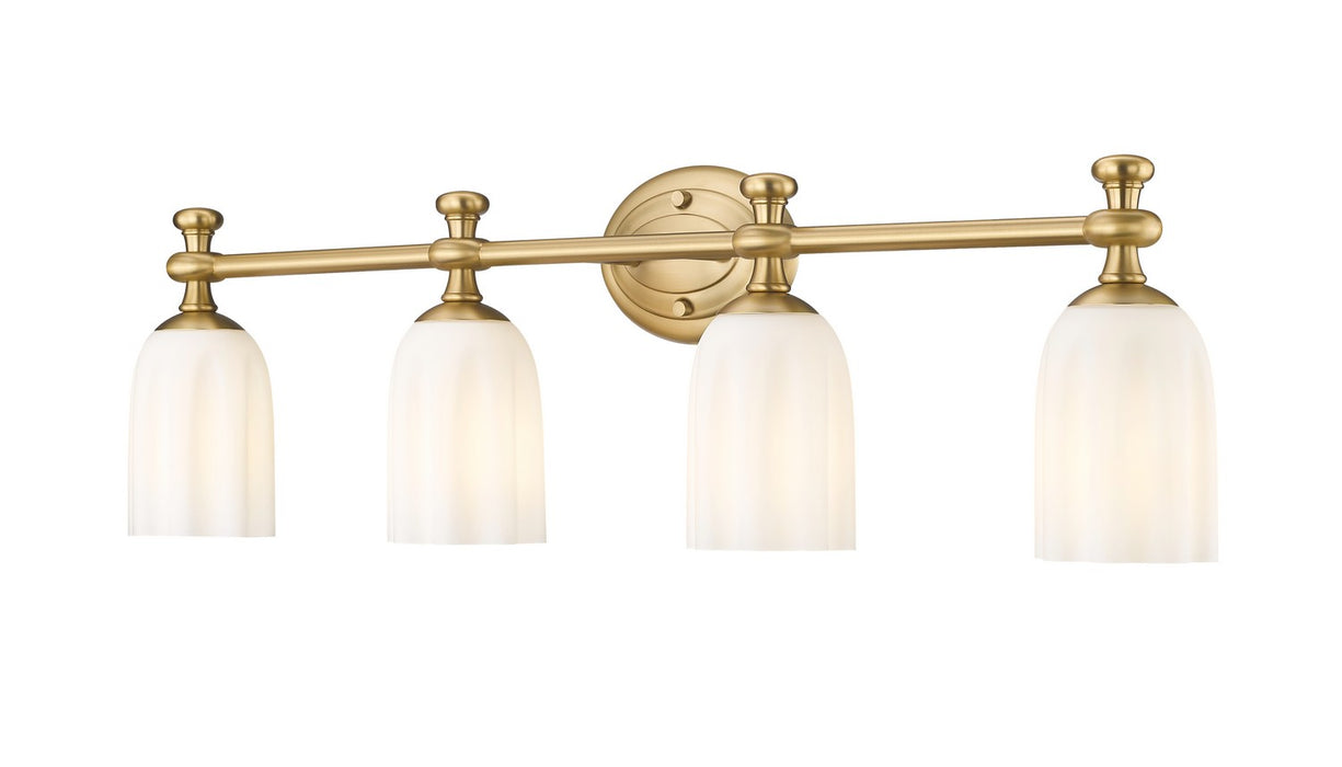 Z-Lite 1102-4V-MGLD Four Light Vanity, Modern Gold