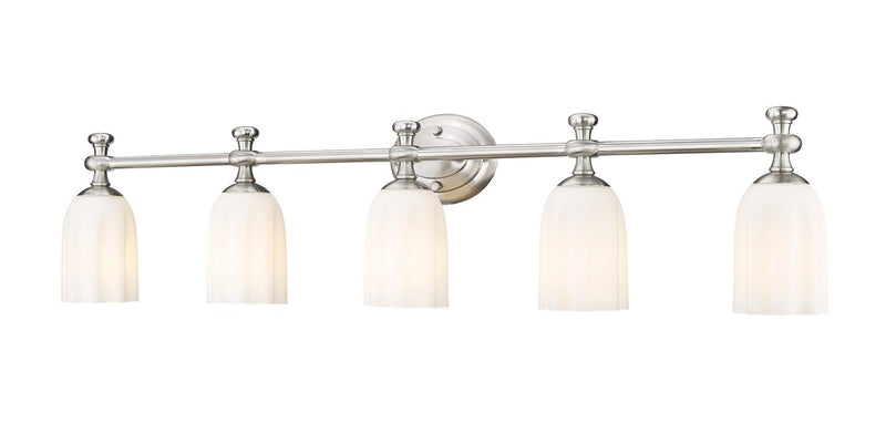 Z-Lite 1102-5V-BN Five Light Vanity, Brushed Nickel