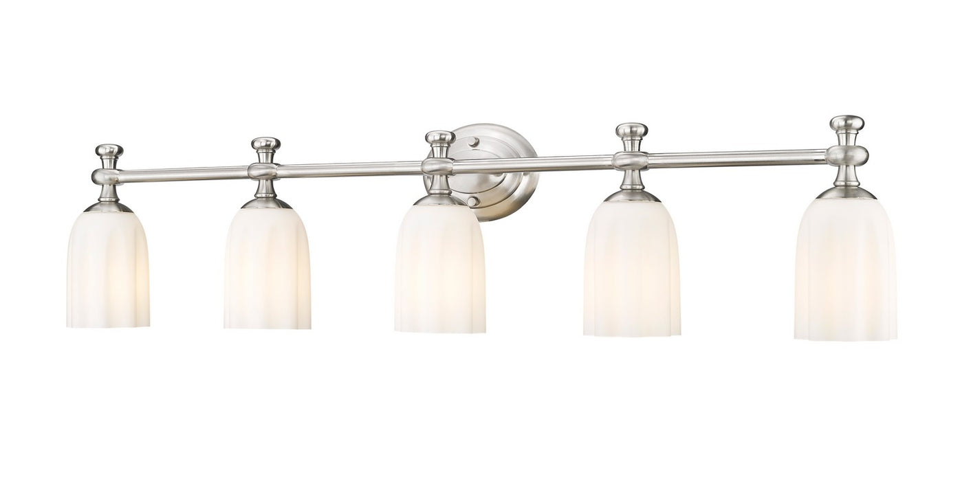 Z-Lite 1102-5V-BN Five Light Vanity, Brushed Nickel