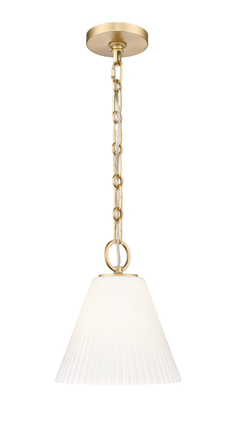 Z-Lite 3042P10-MGLD One Light Pendant, Modern Gold