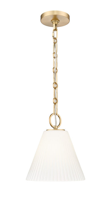 Z-Lite 3042P10-MGLD One Light Pendant, Modern Gold
