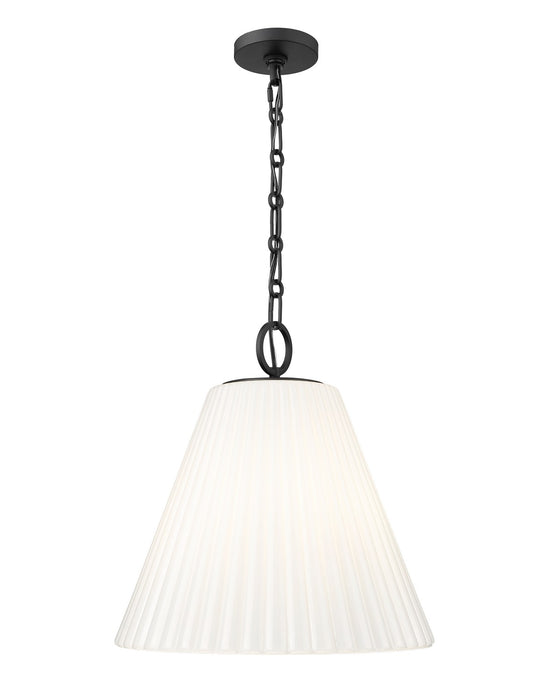 Z-Lite 3042P18-MB Three Light Pendant, Matte Black