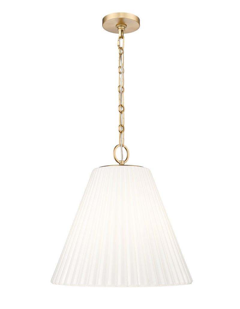 Z-Lite 3042P18-MGLD Three Light Pendant, Modern Gold