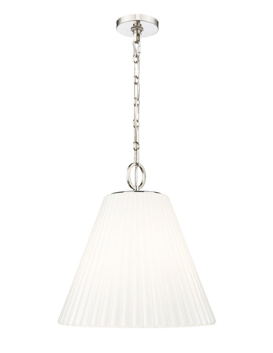 Z-Lite 3042P18-PN Three Light Pendant, Polished Nickel