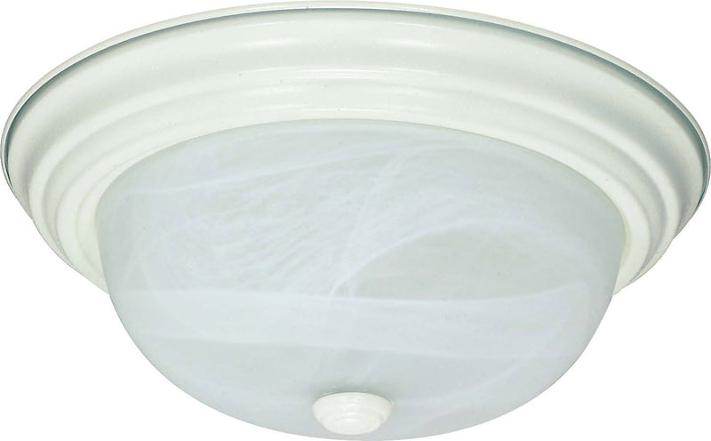 Nuvo Lighting 60-221 Two Light Flush Mount, Textured White
