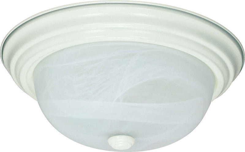 Nuvo Lighting 60-222 Two Light Flush Mount, Textured White