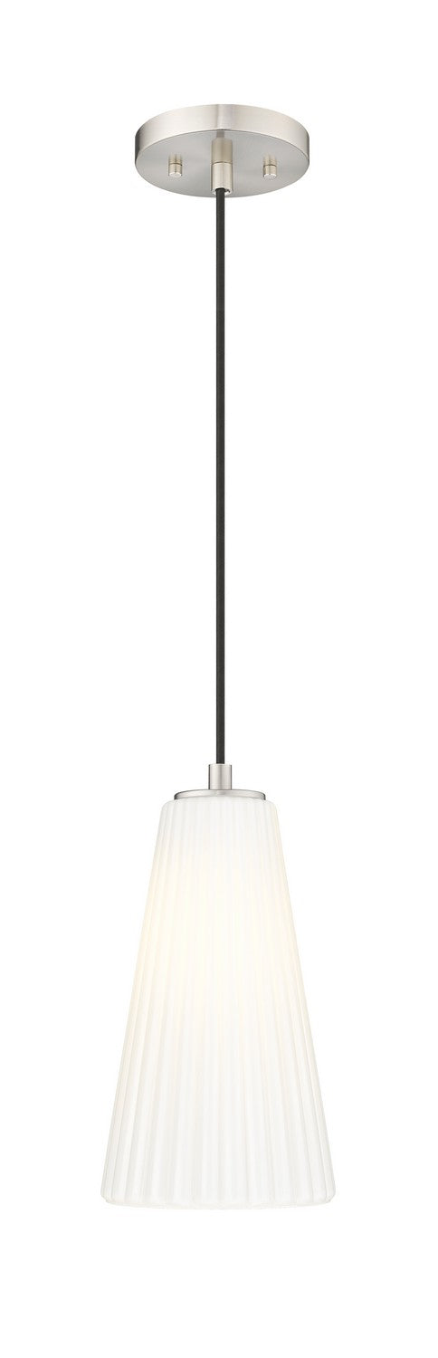 Z-Lite 3043P6-BN One Light Pendant, Brushed Nickel