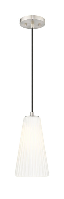Z-Lite 3043P6-BN One Light Pendant, Brushed Nickel