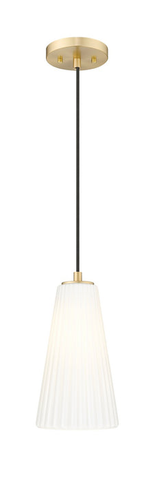 Z-Lite 3043P6-MGLD One Light Pendant, Modern Gold