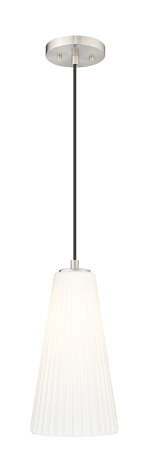 Z-Lite 3043P7-BN One Light Pendant, Brushed Nickel