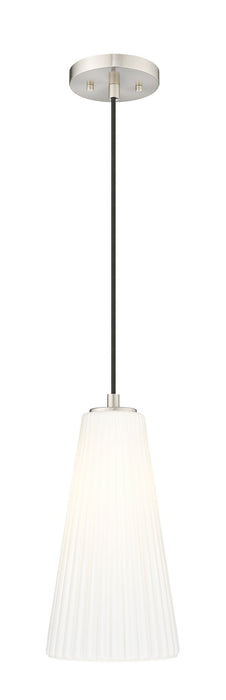 Z-Lite 3043P7-BN One Light Pendant, Brushed Nickel