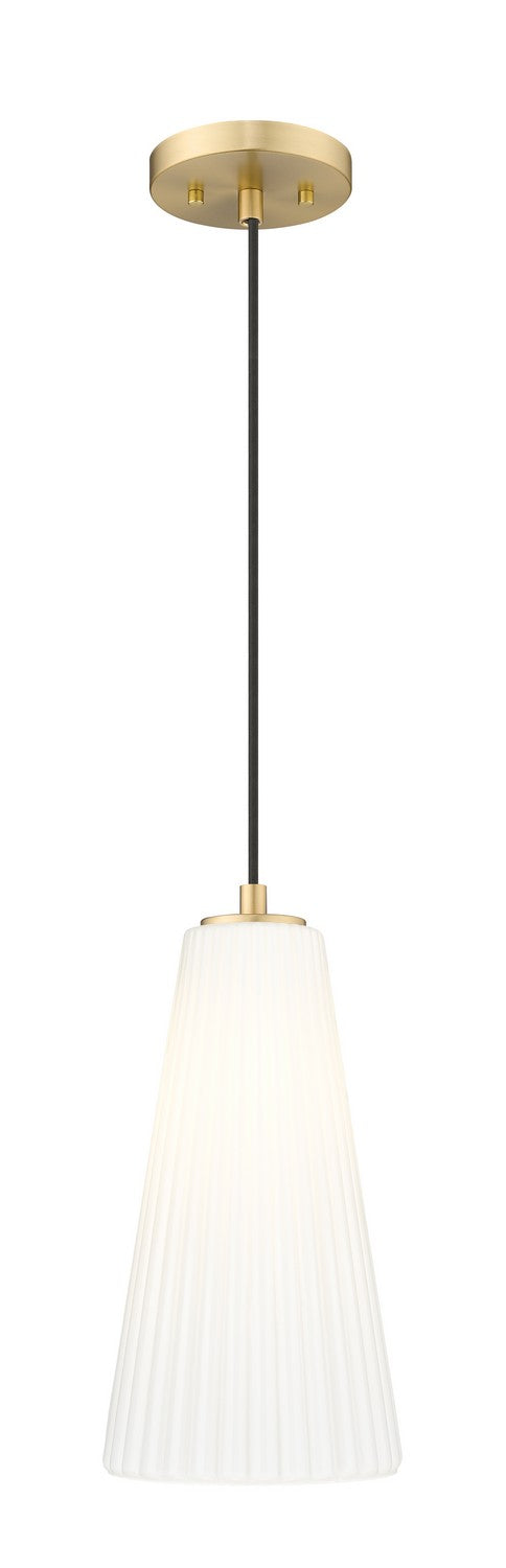 Z-Lite 3043P7-MGLD One Light Pendant, Modern Gold