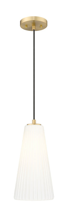 Z-Lite 3043P7-MGLD One Light Pendant, Modern Gold