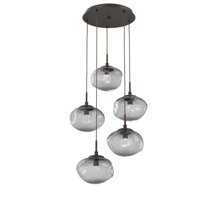 Innovations 323-3I-SN-G323-5CL Three Light Island Pendant, Brushed Satin Nickel
