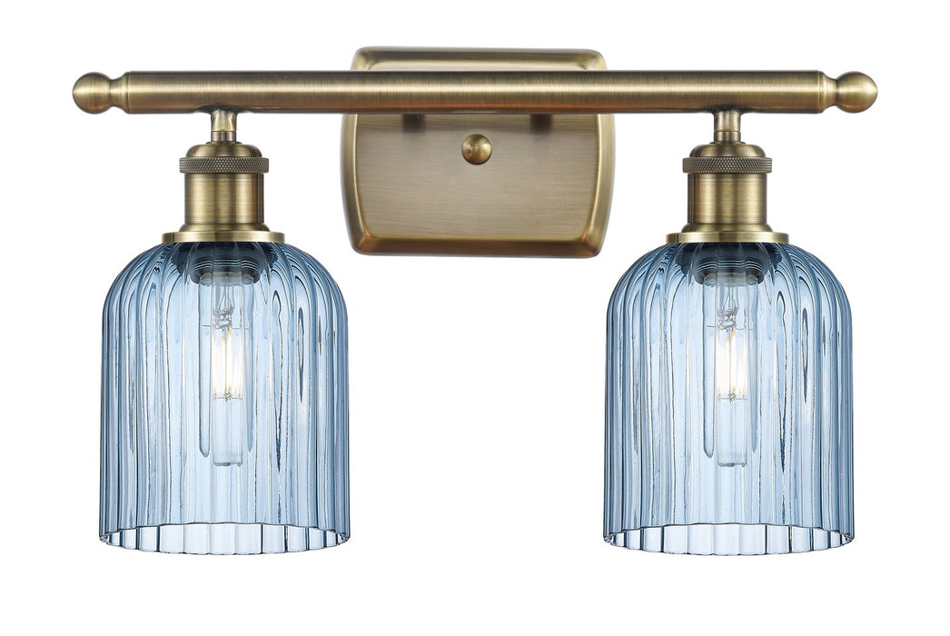 Innovations 516-2W-AB-G559-5BL Two Light Bath Vanity, Antique Brass