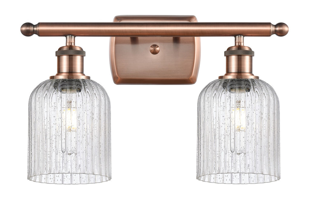 Innovations 516-2W-AC-G559-5SDY Two Light Bath Vanity, Antique Copper