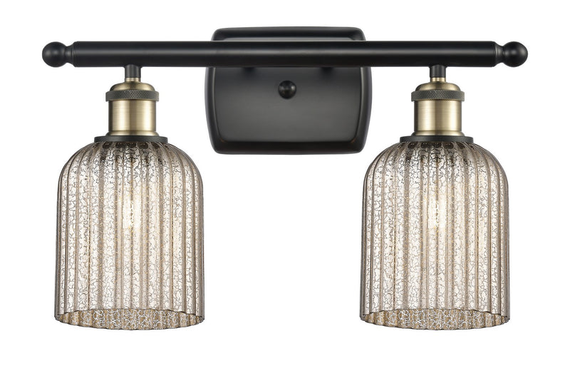 Innovations 516-2W-BAB-G559-5ME Two Light Bath Vanity, Black Antique Brass