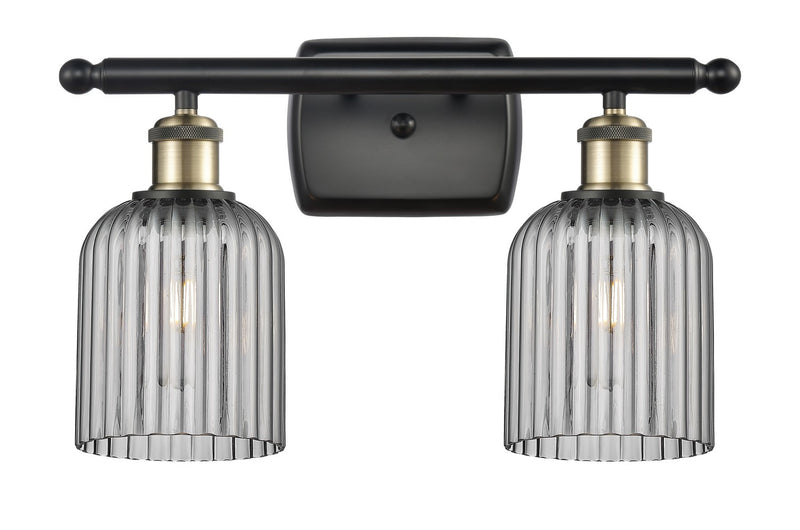 Innovations 516-2W-BAB-G559-5SM Two Light Bath Vanity, Black Antique Brass
