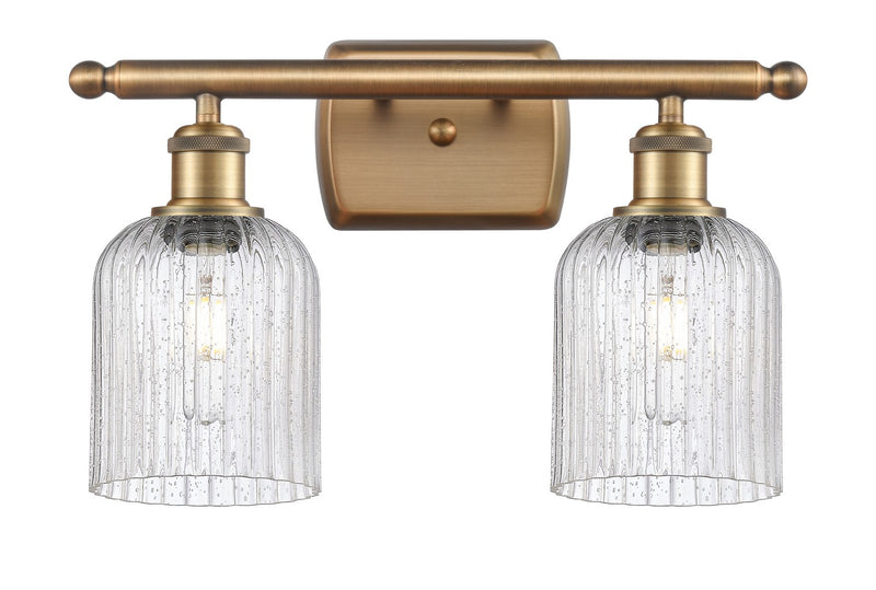 Innovations 516-2W-BB-G559-5SDY Two Light Bath Vanity, Brushed Brass