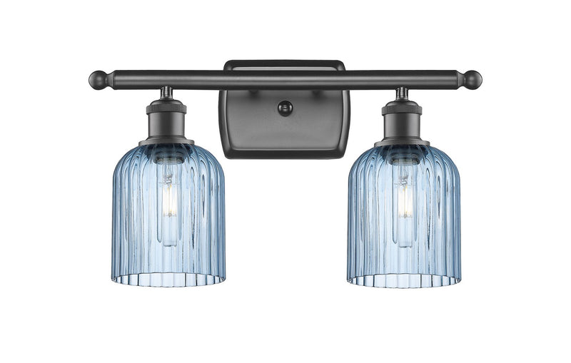 Innovations 516-2W-OB-G559-5BL Two Light Bath Vanity, Oil Rubbed Bronze