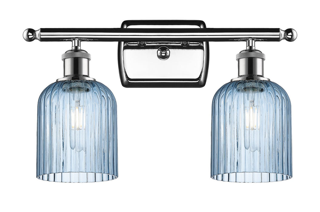 Innovations 516-2W-PC-G559-5BL Two Light Bath Vanity, Polished Chrome