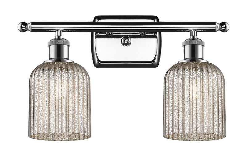 Innovations 516-2W-PC-G559-5ME Two Light Bath Vanity, Polished Chrome