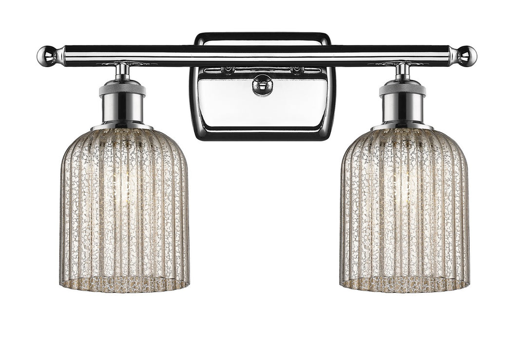 Innovations 516-2W-PC-G559-5ME Two Light Bath Vanity, Polished Chrome