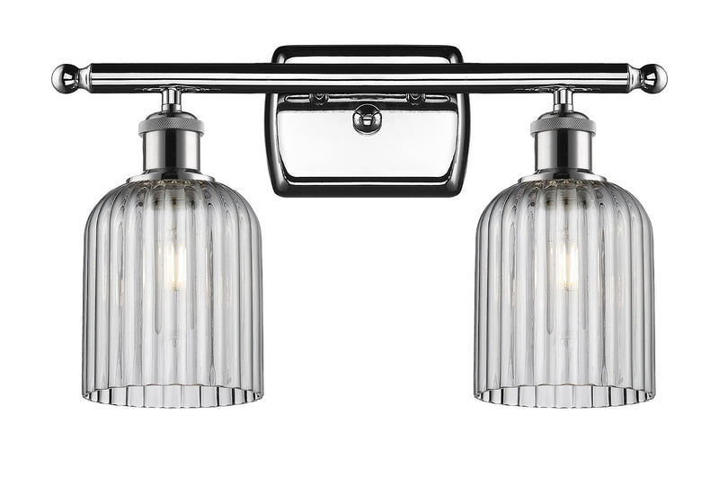 Innovations 516-2W-PC-G559-5SM Two Light Bath Vanity, Polished Chrome
